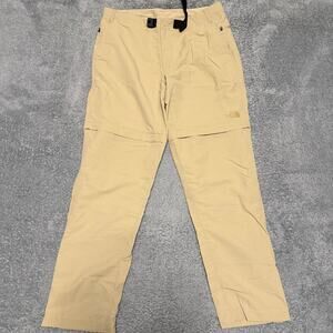 The North Face Pants Mens 34x31 Khaki Nylon Paramount Trail Convertible Hiking
